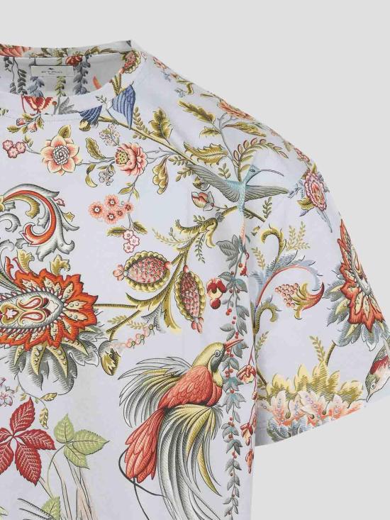 26SS 에트로 반팔 티셔츠 MRMA0004AKG42X0880 Light Blue - ETRO