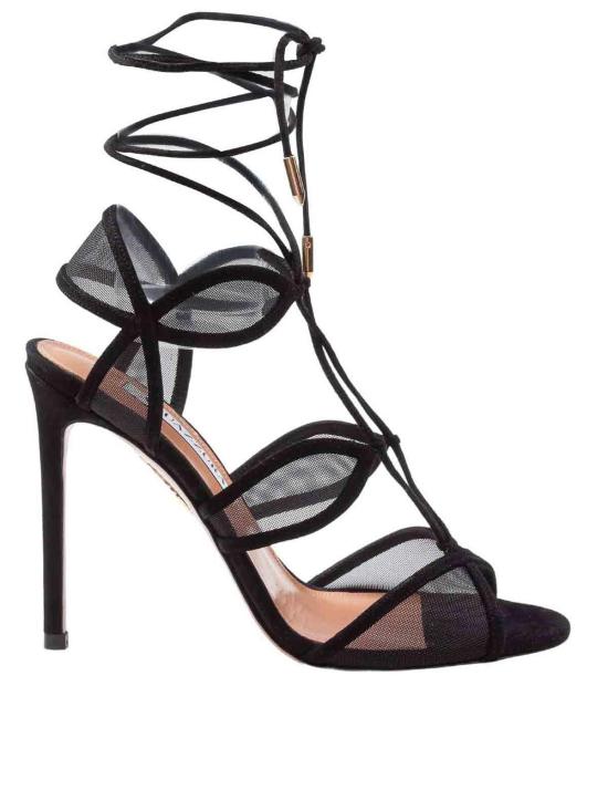 26SS 아쿠아주라 샌들 FTAHIGS0SFE000 Black - AQUAZZURA