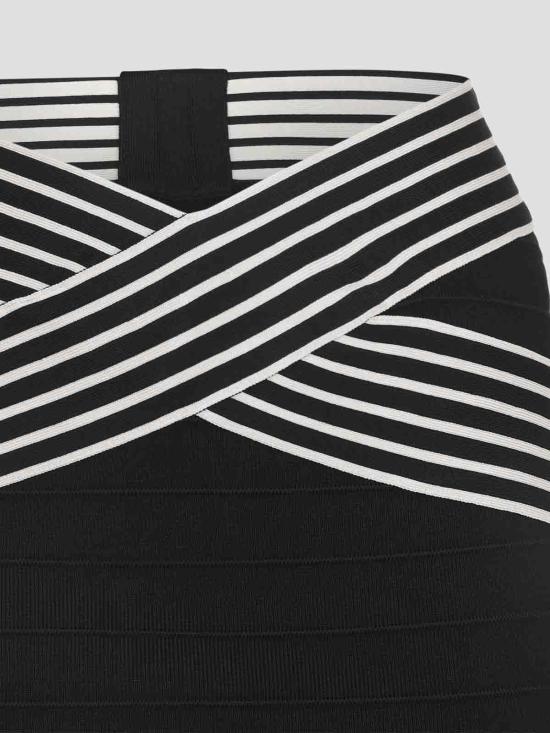 27SS 엘리자베타프랜치 미디 스커트 GK16S61E2685 Black - ELISABETTA FRANCHI