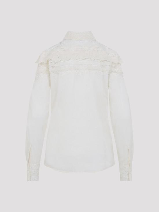 26SS 에르마노 설비노 셔츠 D482K328APJBN10104 Cream - ERMANNO SCERVINO