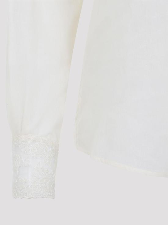 26SS 에르마노 설비노 셔츠 D482K328APJBN10104 Cream - ERMANNO SCERVINO