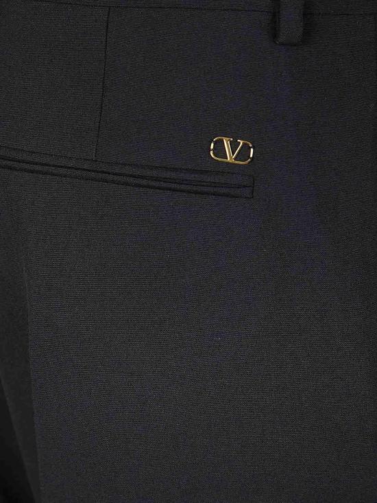 26SS 발렌티노 가라바니 스트레이트 팬츠 VRBN858EJ0NO Black - VALENTINO GARAVANI
