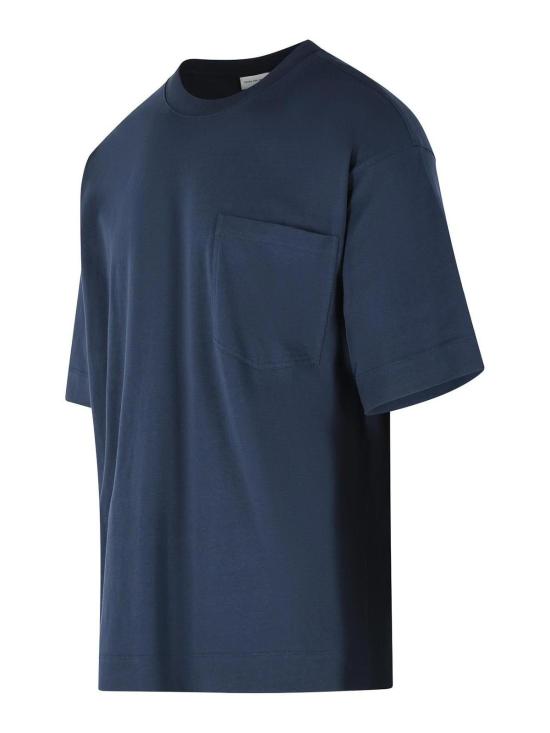 26SS 드리스 반 노튼 반팔 티셔츠 211104E16 Dark Blue - DRIES VAN NOTEN