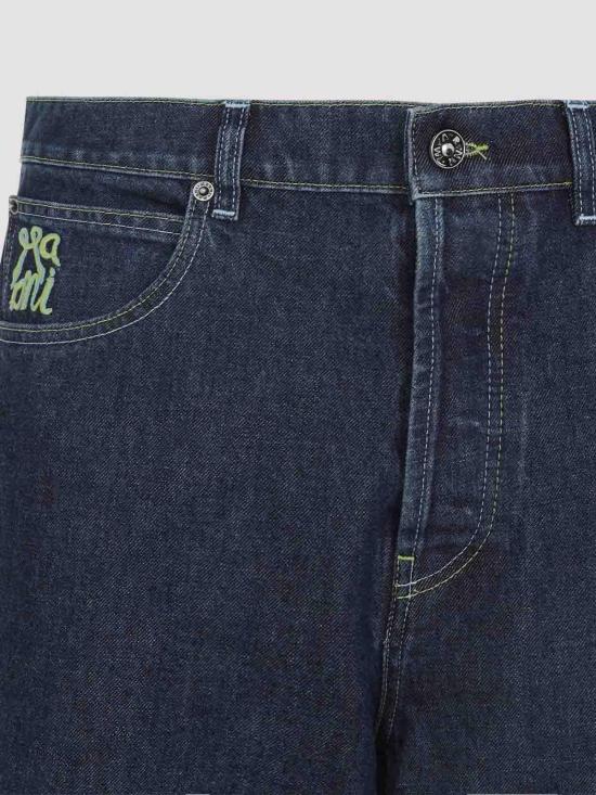 26SS 마르니 스트레이트 팬츠 PUJU0120S1USCY75WSB99 Blue - MARNI