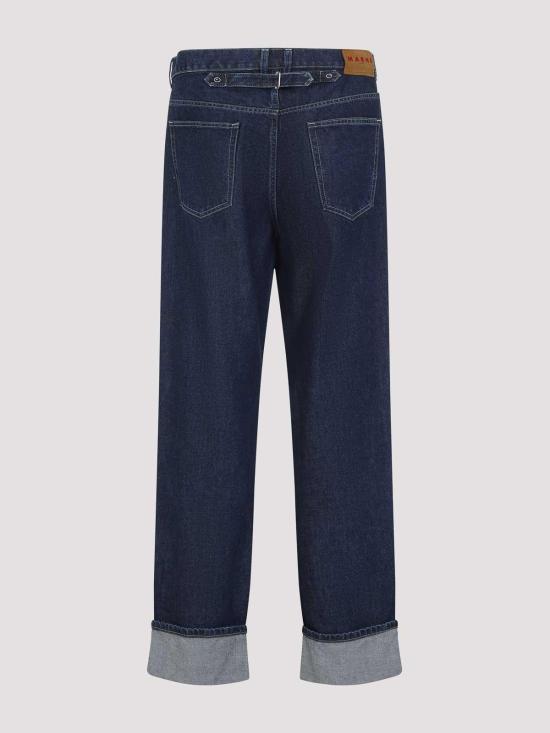 26SS 마르니 스트레이트 팬츠 PUJU0120S1USCY75WSB99 Blue - MARNI