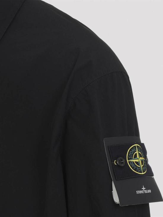  스톤 아일랜드 긴팔 셔츠 L1S154100041S0042V0029 Black - STONE ISLAND