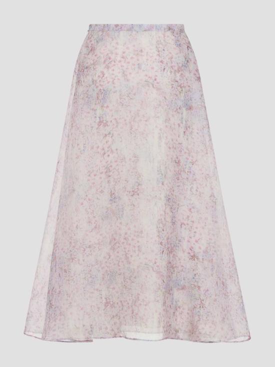 26SS 알베르타 페레티 미디 스커트 010716491240 Purple - ALBERTA FERRETTI