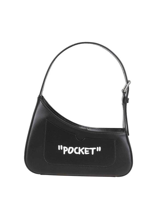 26SS 오프화이트 숄더백 OWNN18AC99LEA0011001 Black