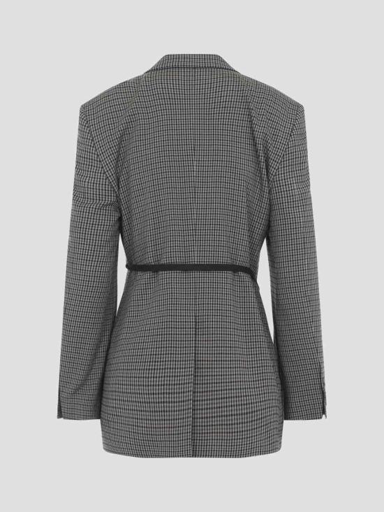 26SS 발렌시아가 랩 테일러드 재킷 857365TTO382866 Brown - BALENCIAGA