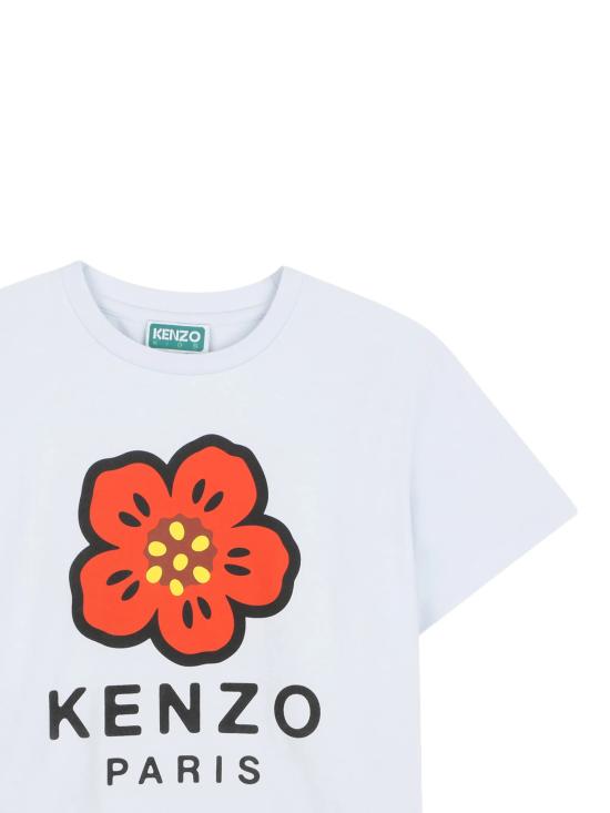 26SS [키즈] 겐조 티셔츠 K61698 77M Clear Blue - KENZO