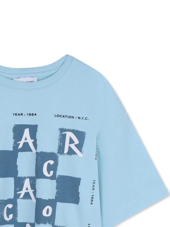 26SS [키즈] 마크제이콥스 티셔츠 W60765 77B Clear Blue - MARC JACOBS