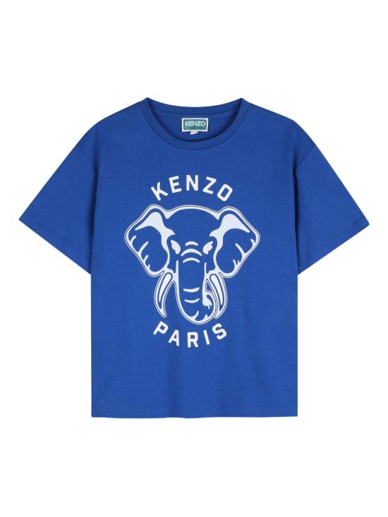 26SS [키즈] 겐조 티셔츠 K61869 871 Blue