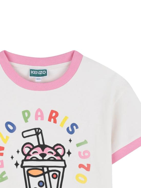 26SS [키즈] 겐조 티셔츠 K61770 117 White - KENZO