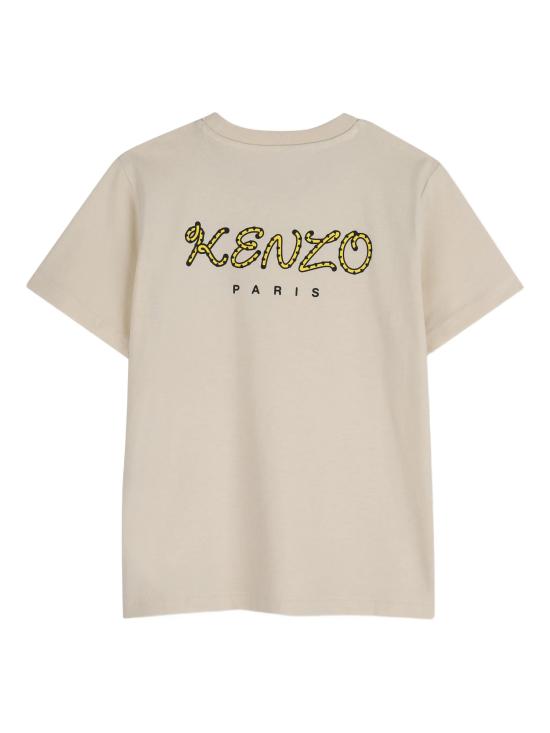 26SS [키즈] 겐조 티셔츠 K61700 255 Beige - KENZO