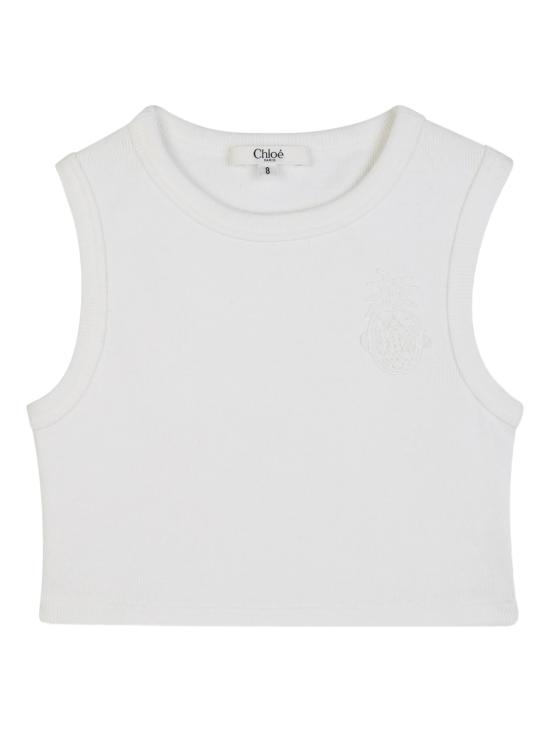 26SS [키즈] 끌로에 트레이닝 상의 C20852 117 White