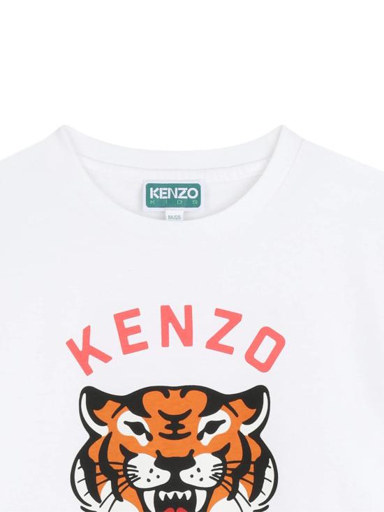 26SS [키즈] 겐조 티셔츠 K61676 10P White - KENZO
