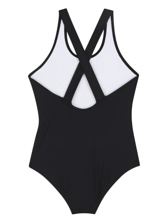 26SS [키즈] 겐조 원피스 수영복 K61789 09B Black - KENZO