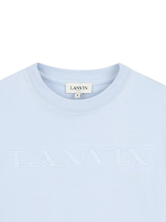 26SS [키즈] 랑방 티셔츠 N30360 79L Clear Blue - LANVIN