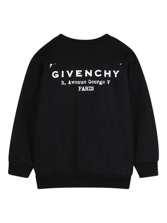 26SS [키즈] 지방시 트레이닝 상의 H31098 09B Black - GIVENCHY
