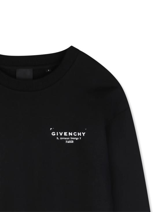 26SS [키즈] 지방시 트레이닝 상의 H31098 09B Black - GIVENCHY