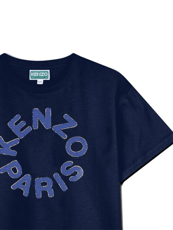 26SS [키즈] 겐조 티셔츠 K61699 84N Blue - KENZO