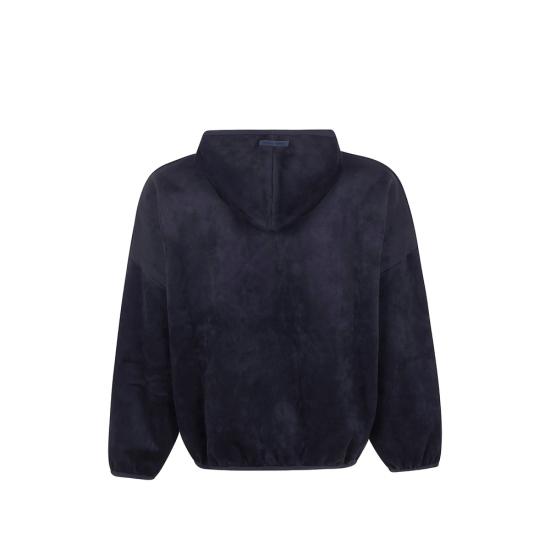 26SS 피어오브갓 스웨이드 플리스 모던 후디 192HO256941F VIBLK BLACK - FEAR OF GOD