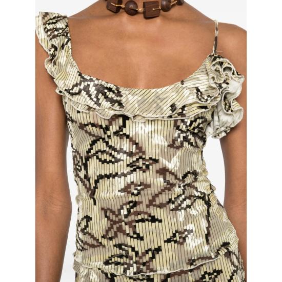 26SS 시에드레스 민소매 티셔츠 WRS26TP11 ARLA ECRBR NEUTRALS BROWN - SIEDRES