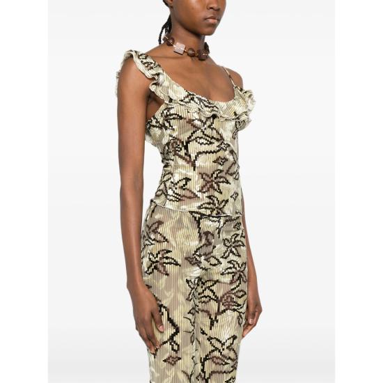 26SS 시에드레스 민소매 티셔츠 WRS26TP11 ARLA ECRBR NEUTRALS BROWN - SIEDRES