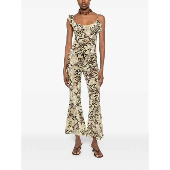 26SS 시에드레스 플레어 팬츠 WRS26PA07 JESLYNN ECRBR NEUTRALS BROWN - SIEDRES