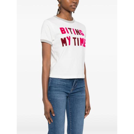 26SS 마더 반팔 티셔츠 81491 1574 A BTY WHITE - MOTHER