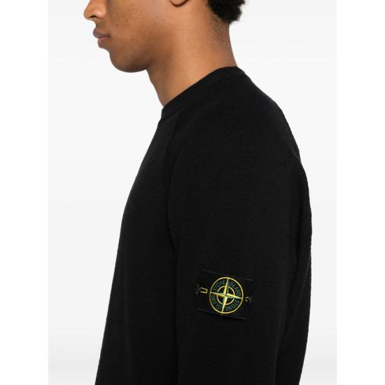 26SS 스톤 아일랜드 스웨터 155100020 S01B9 V0020 BLACK - STONE ISLAND
