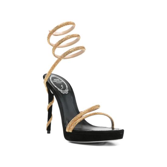 26SS 카오빌라 부츠 C12597 R001V184 120 GOLD BLACK - CAOVILLA