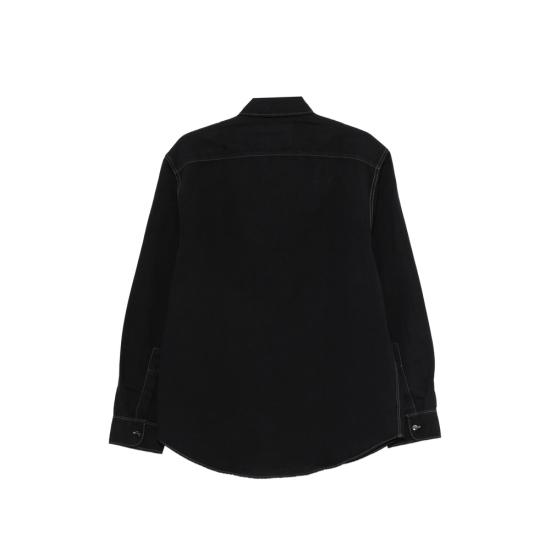 26SS 스튜디오 니콜슨 긴팔 셔츠 SNM 1478 LOURO BLKGR BLACK - STUDIO NICHOLSON