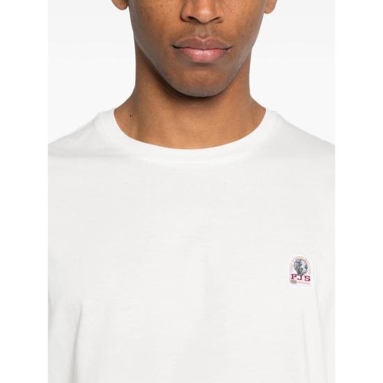 26SS 파라점퍼스 반팔 티셔츠 PATCH PMTSER01 0501 WHITE - PARAJUMPERS