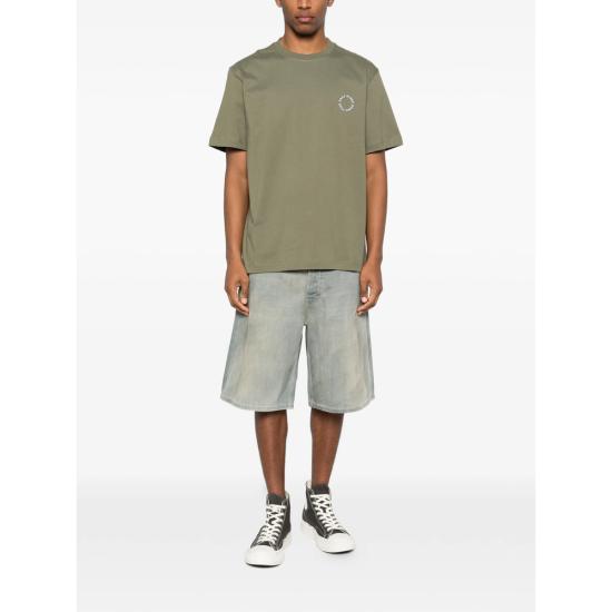 26SS 데일리 페이퍼 반팔 티셔츠 2610060 ORBIT KALAM GREEN - DAILY PAPER