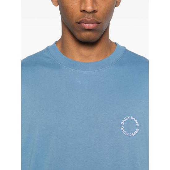 26SS 데일리 페이퍼 반팔 티셔츠 2610049 ORBIT QUIET BLUE - DAILY PAPER