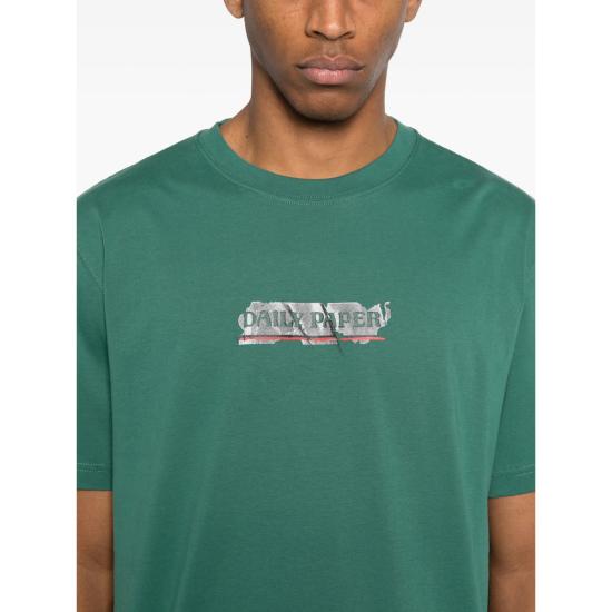 26SS 데일리 페이퍼 반팔 티셔츠 2610041 DIAS STICK GREEN - DAILY PAPER