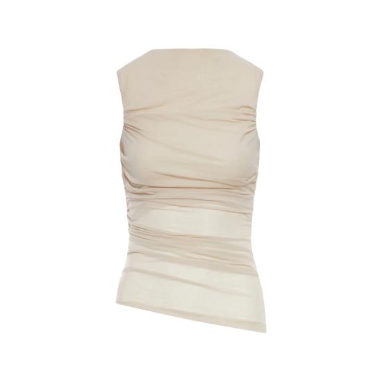 26SS 쉐르 민소매 티셔츠 TSH0624 IRINA MASTI NEUTRALS