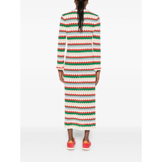 26SS 릭소 롱 원피스 LUCILA RECMU NEUTRALS GREEN - RIXO