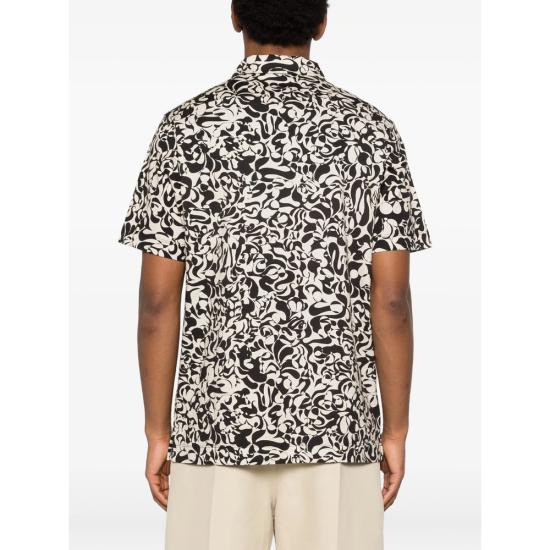 26SS 드리스 반 노튼 폴로 티셔츠 3601 021106 900 BLACK NEUTRALS - DRIES VAN NOTEN