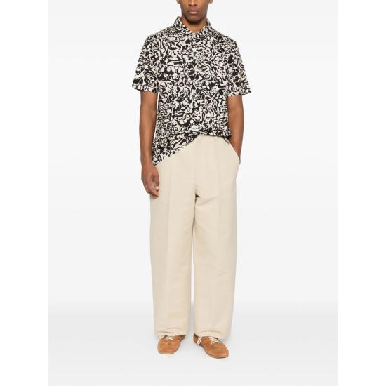 26SS 드리스 반 노튼 폴로 티셔츠 3601 021106 900 BLACK NEUTRALS - DRIES VAN NOTEN