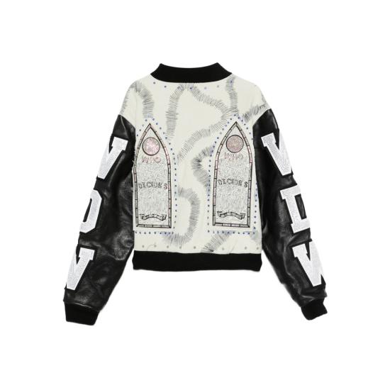 25FW 후 디싸이즈 워 봄버 자켓 HARDWARE CATHE CLCOA NEUTRALS BLACK - WHO DECIDES WAR