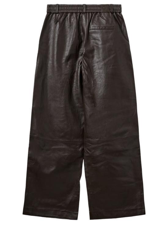 26SS 더 가먼트 가죽 팬츠 22062500 Black - THE GARMENT