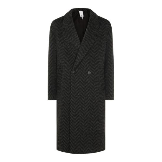 25FW 헤보 코트 SANTACESAREAQI7203144 Black