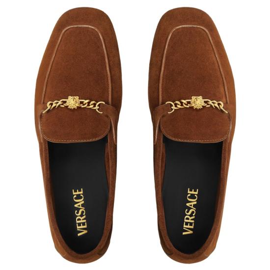 26SS 베르사체 플랫 슈즈 10233481A098921NG8V Red - VERSACE
