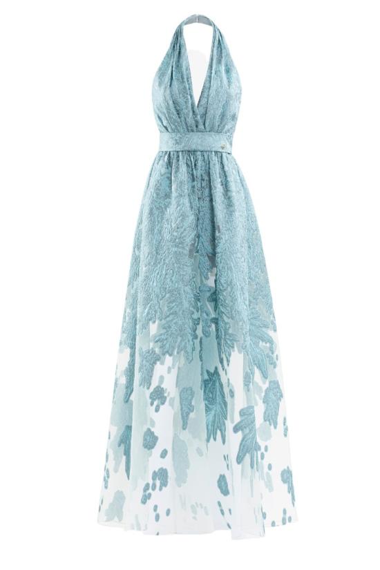  사이드 코베이시 점프수트 브로케이드