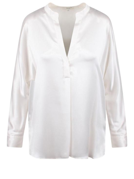 26SS 빈스 블라우스 VR84511926137OWT White