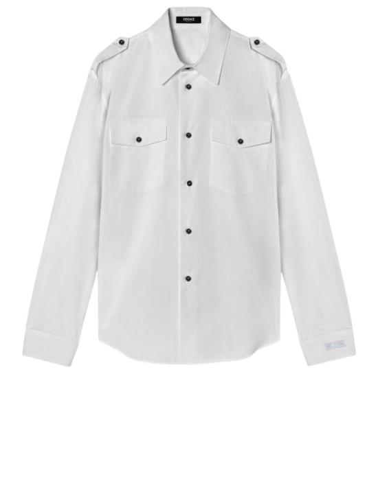 26SS 베르사체 긴팔 셔츠 10198921A147481W000 White