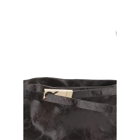 26SS 베네데따부르치케스 숄더백 LAURENBACALLLAMBSKINSAVANA Black - BENEDETTA BRUZZICHES