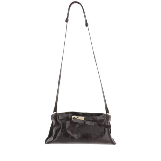 26SS 베네데따부르치케스 숄더백 LAURENBACALLLAMBSKINSAVANA Black